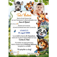 Invitatie la botez baietel
