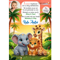 Invitatie la petrecere copii