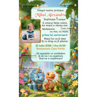 Invitatie pentru iubitorii de dinozauri