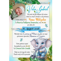 Invitatie cu elefant
