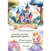 Invitatie printesa 