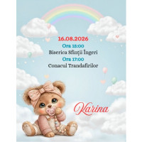 Invitatie electronica botez fetita