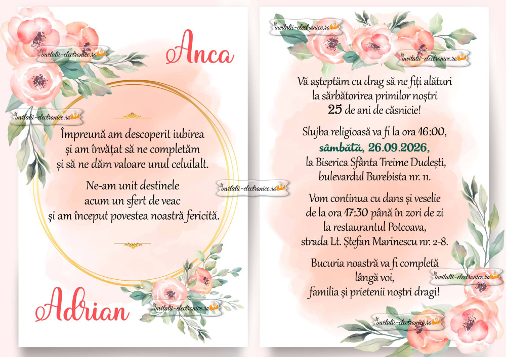 Invitatie de nunta 