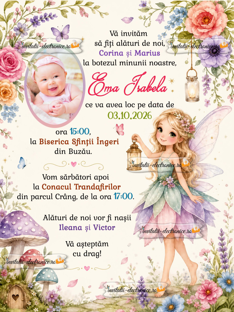Invitatie cu zana