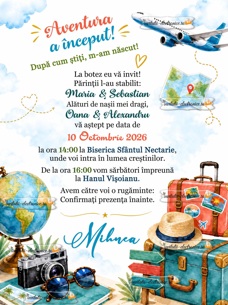 Invitatie la botez