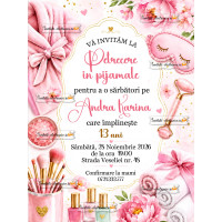 Invitatie digitala fetita