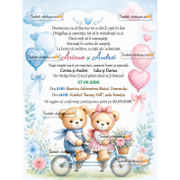 Invitatie electronica pentru gemeni