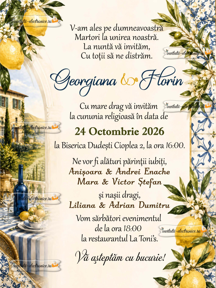 Invitatie Sicily