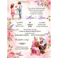 Invitatie de nunta emotionanta