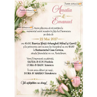 Invitatie cu lalele