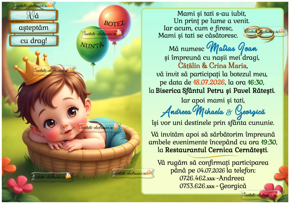 Invitatie 2 in 1