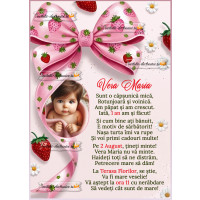 Invitatie la aniversare fetita