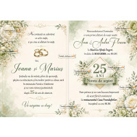 Invitatie la nunta de argint
