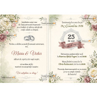 Invitatie la nunta de argint