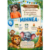 Invitatie cu animale