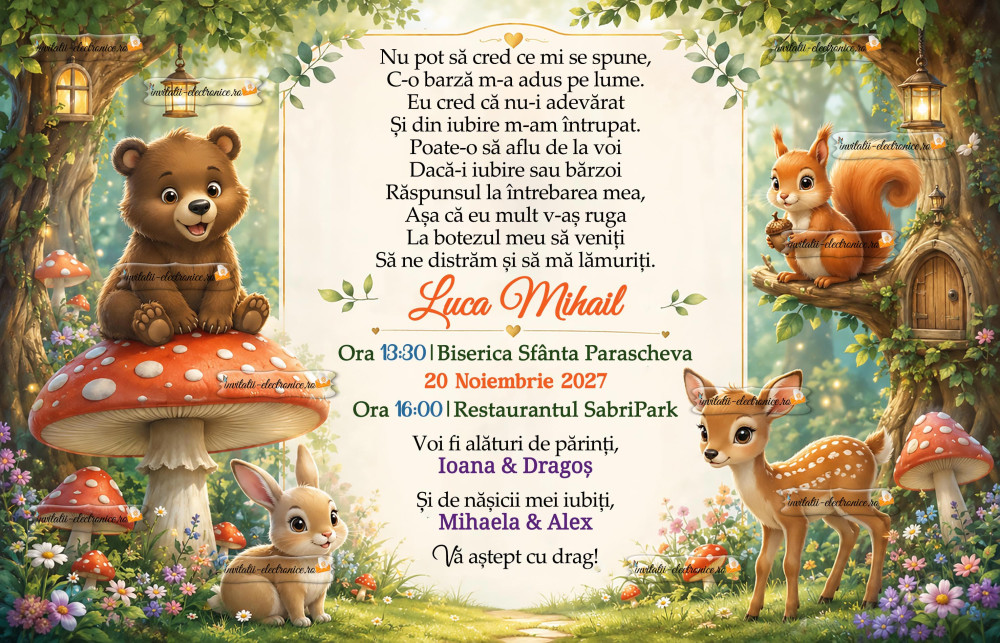 Invitatie la botez