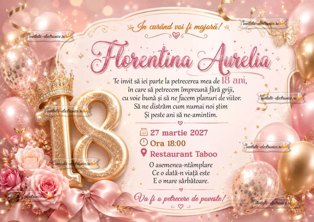 Invitatie la majorat