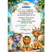 Invitatie la petrecere copii