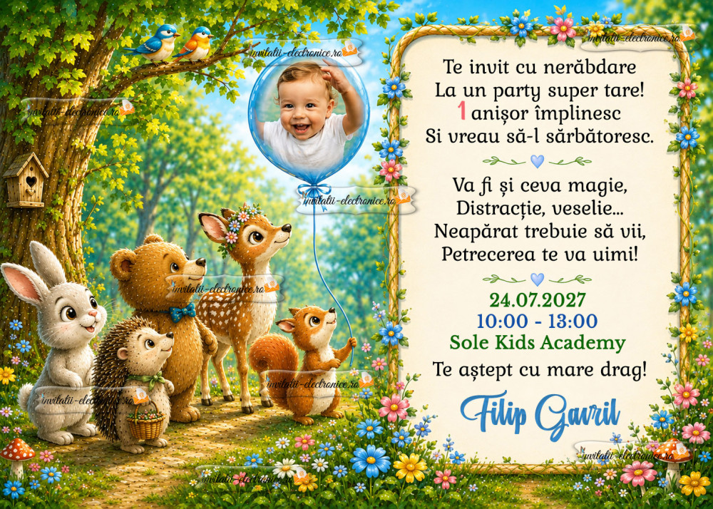 Invitatie la petrecere