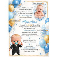 Invitatie cu Baby Boss