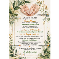 Invitatii electronice de nunta si botez de trimis online