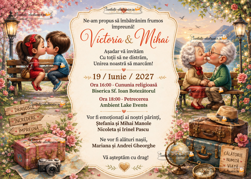 Invitatie deosebita la nunta 