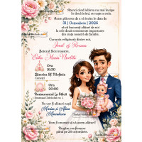 Invitatie nunta si botez