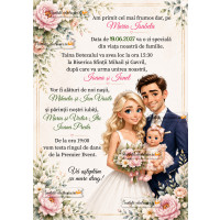 Invitatie la nunta si botez