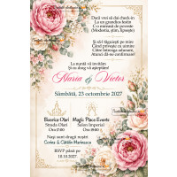 Invitatie la nunta sau cununie