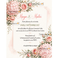 Invitatie la nunta de trimis online