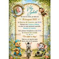 Invitatie cu animale