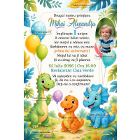 Invitatie pentru iubitorii de dinozauri
