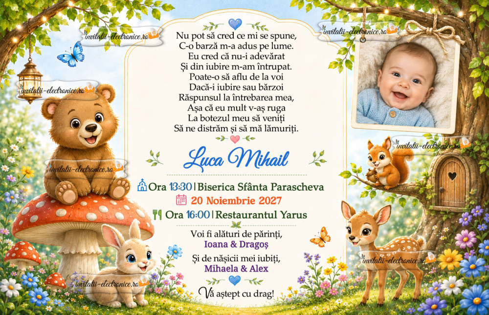 Invitatie la botez