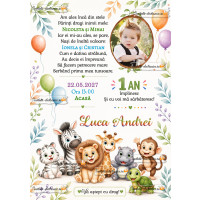 Invitatie la petrecere copii