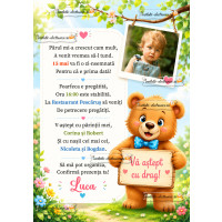 Invitatie cu ursulet