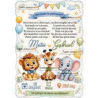 Invitatie la petrecere copii