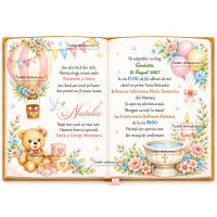 Invitatie la botez fetita