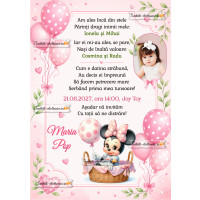 Invitatie la petrecere cu Minnie