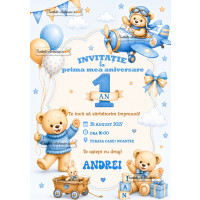 Invitatie digitala aniversare