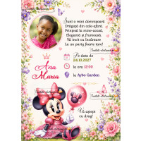Invitatie la petrecerea unei fetite