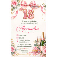 Invitatie majorat fata