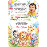 Invitatie aniversare fetita