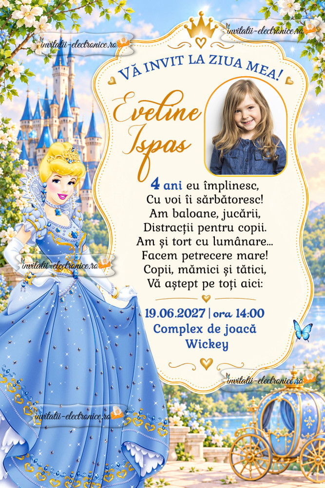 Invitatie cu Cenusareasa