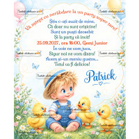 Invitatie la aniversare