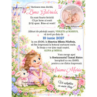 Invitatie la botez din partea surioarei