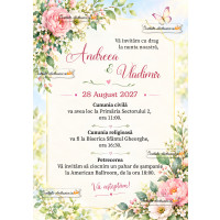 Invitatie digitala la nunta / cununie