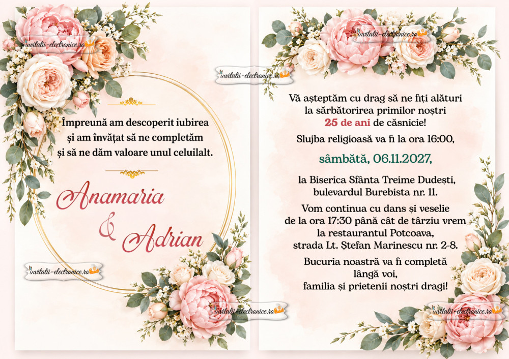 Invitatie de nunta 