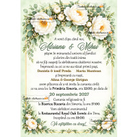 Invitatie de nunta eleganta 