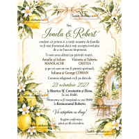 Invitatie cu lamai