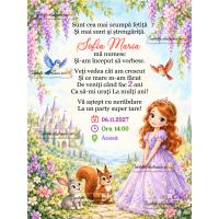 Invitatie cu Printesa Sofia